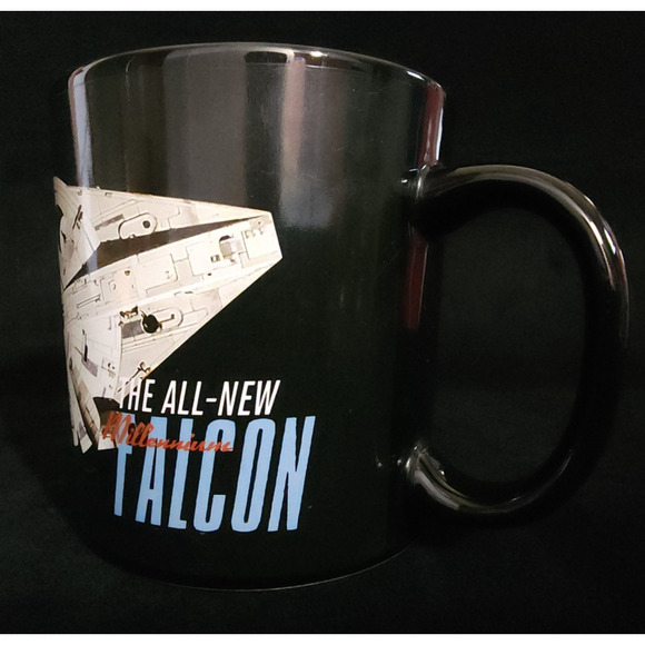 Star Wars Millennium Falcon Black Ceramic Heat Revealing Mug Cup by Lucasfilm - Picture 5 of 9